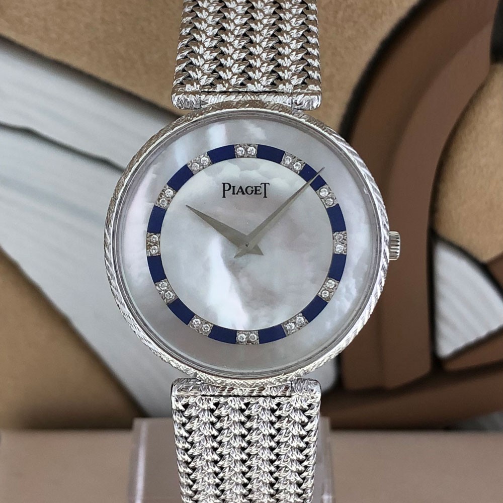 Piaget Classic Quadrante Madreperla Lapislazzuli e Brillanti 8065